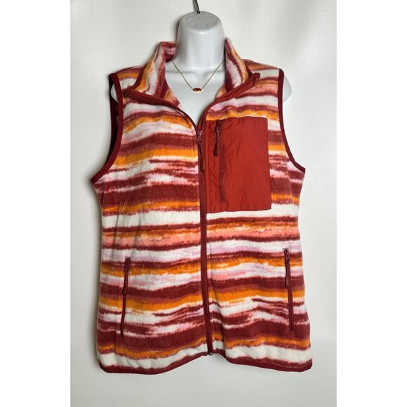 Telluride Clothing Company Fleece Vest Women Large Aztec Southwest Southwestern - Picture 2 of 8